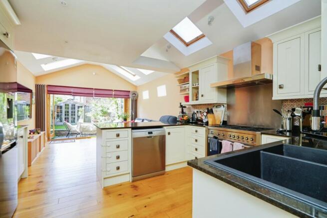 Kitchen Family Through View