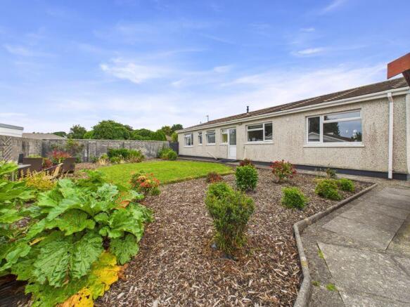 rear elevation and garden