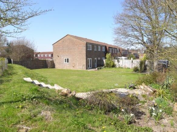 side & rear garden