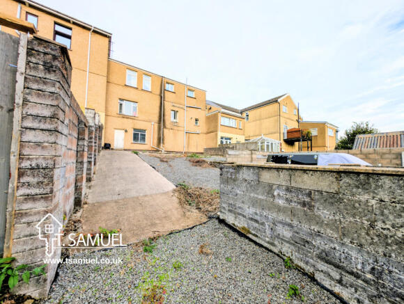 Rear of property
