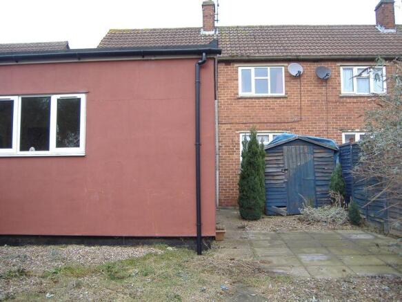 Rear garden and ...