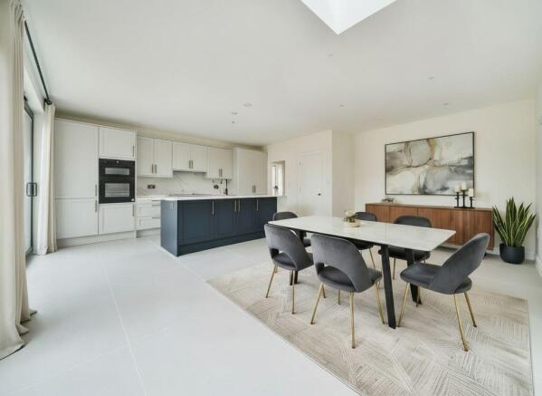 Kitchen virtually staged