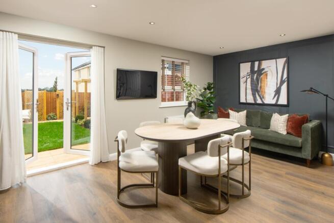 Kensington Gate Ingleby Show Home kitchen-diner