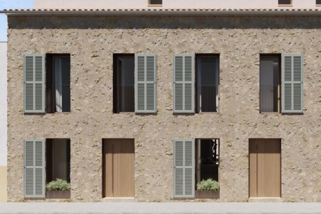 Front of the house (house A & B)