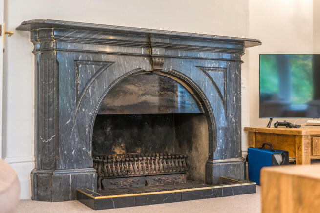 Feature fireplace