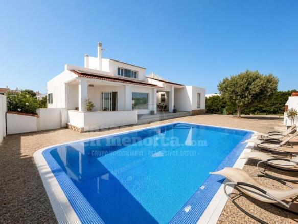 Villa with pool near the sea in Cala'n Blanes