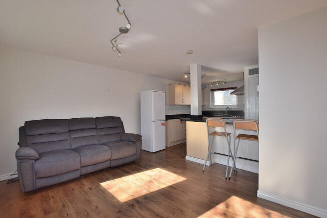 living to kitchen...