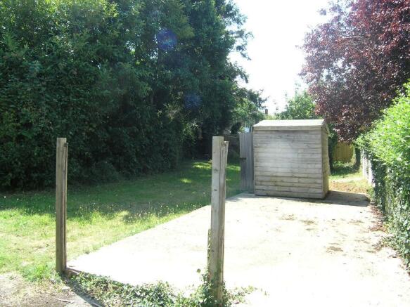Rear garden