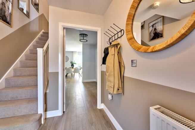 A welcoming entrance hallway