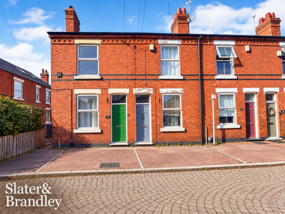 Red-Brick Terrace on a Sunny Street