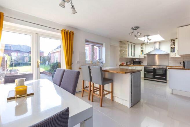 Open plan kitchen