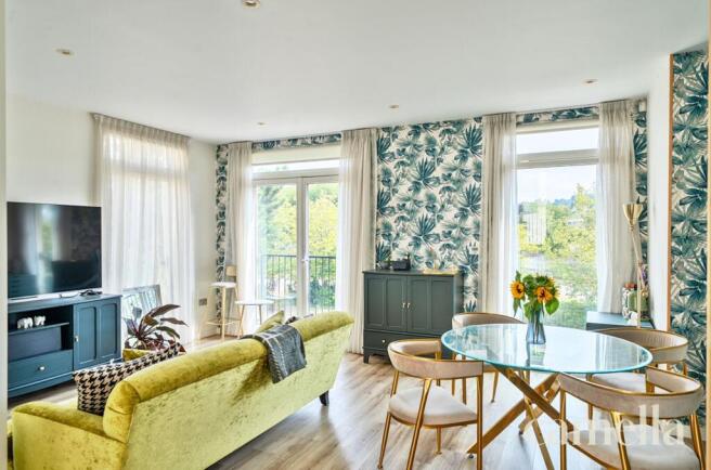 Open plan living space