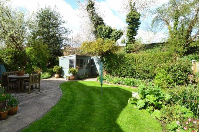 rear garden & patio