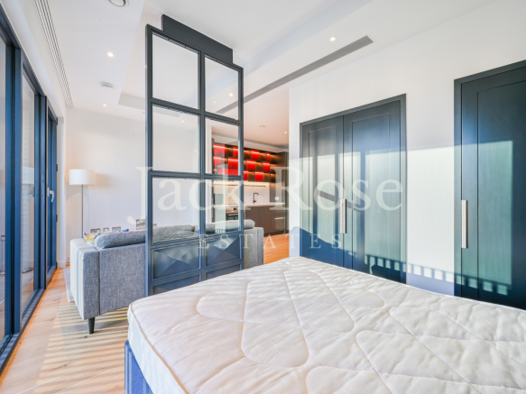 Bedroom view of living area