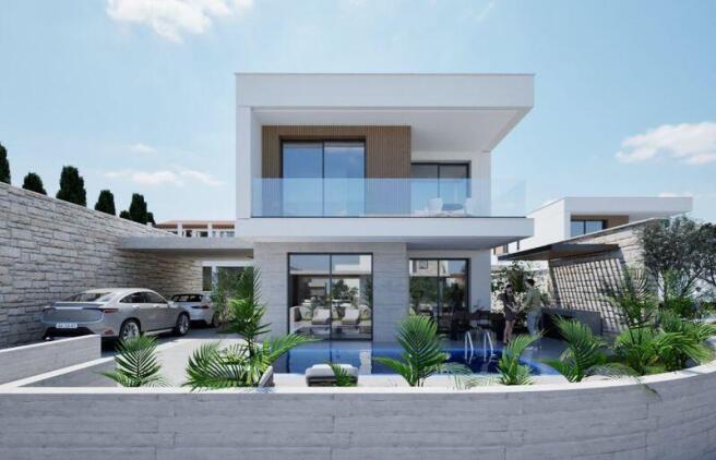 Front of Villa -...