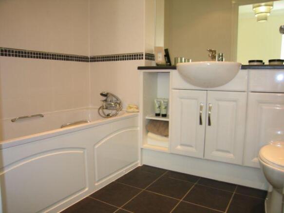 Show home bathroom