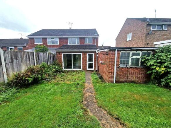 Rear of property