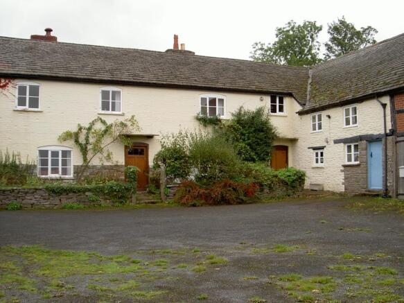 The view from the front of the house
