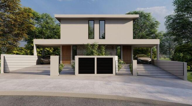Front of Houses -