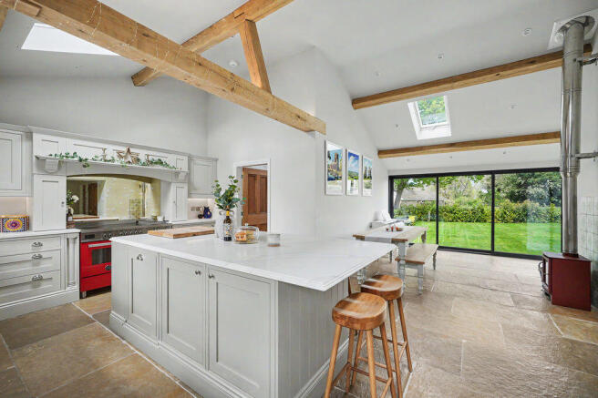 Open plan living kitchen