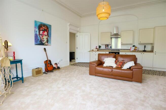 Open-plan kitchen/living room