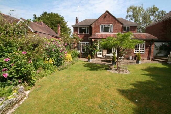 Rear of property