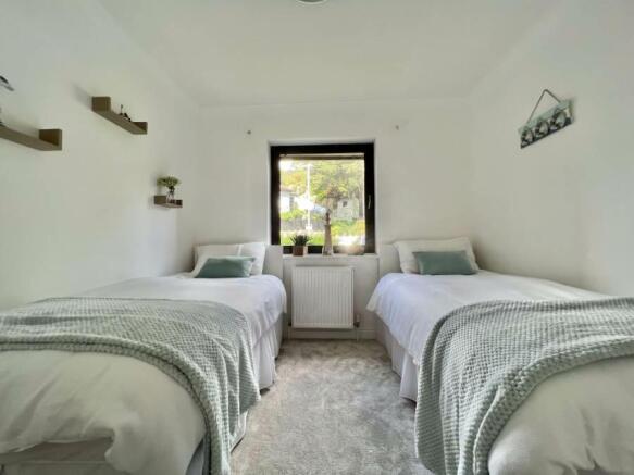 The second double bedroom