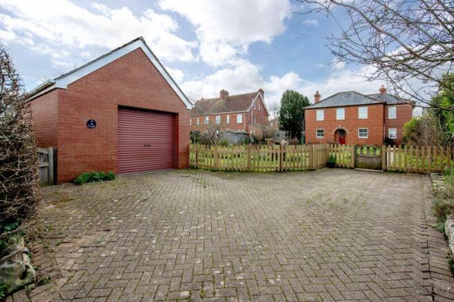 Garage and driveway