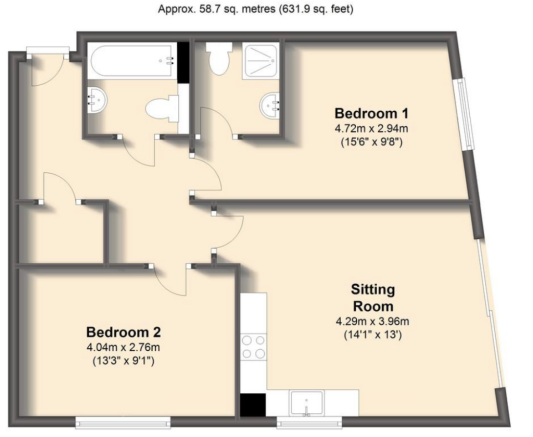 2 bed Apartment to rent Image 12