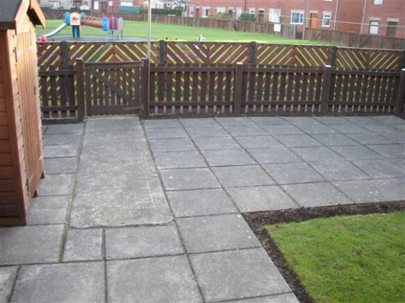Rear Patio