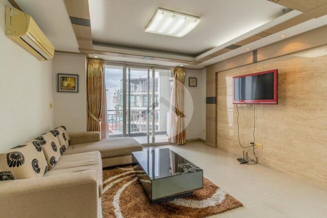 6th Floor 2 Bedroom Condo For Sale - De Castle Diamond, Toul Kork, Phnom Penh