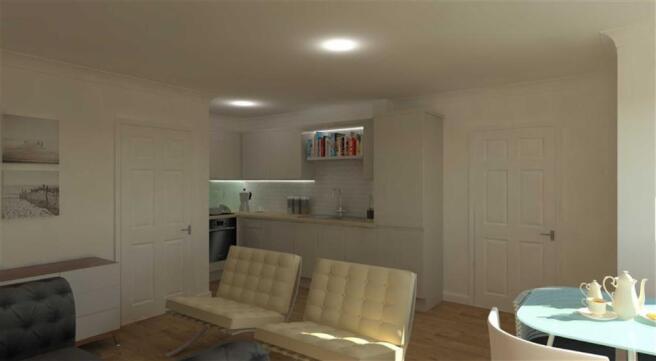 LIVING ROOM/KITCHEN