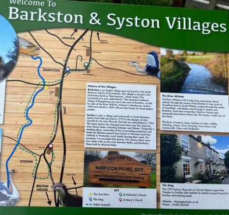 Village signboard