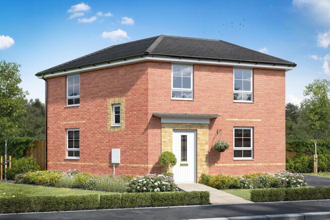 Exterior view of our 3 bed Lutterworth home