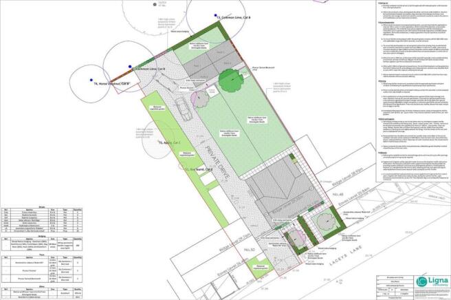 Soft Landscaping Scheme - 50 Laceys Lane, Exning (