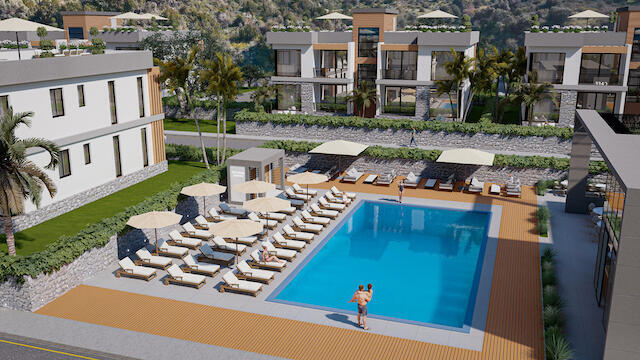 Unbeatable Value Modern 2 Bed Seaside Apartments Under Construction in Esentepe Image 9999