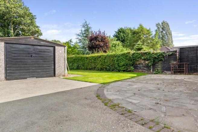 Garage and Patio