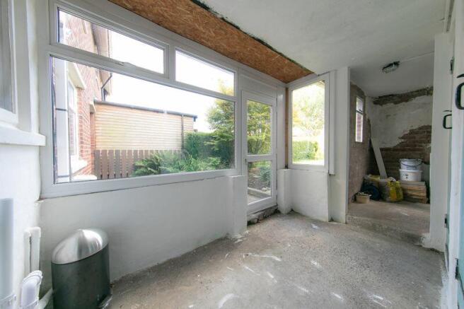 Rear porch/Utility room