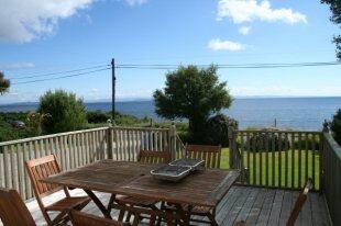 View from Decking