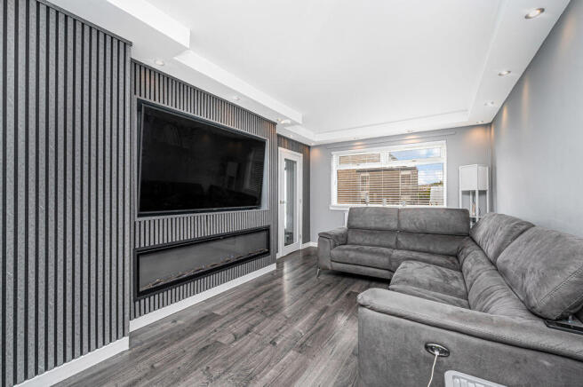 Lounge with open plan Dining