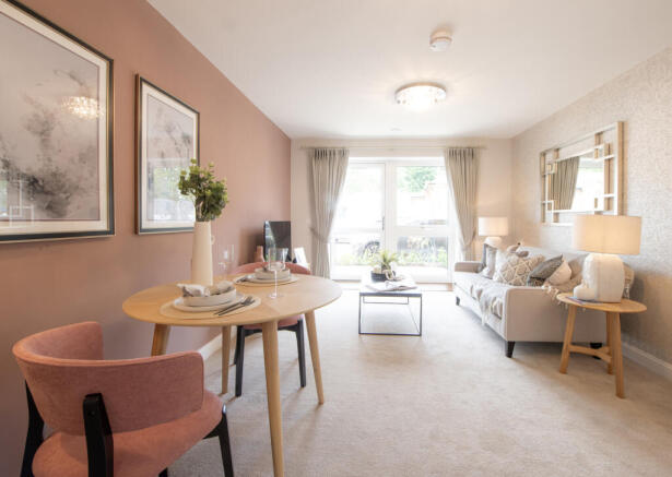 Show home living room