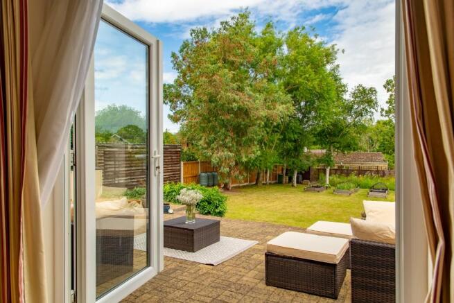 View out to garden