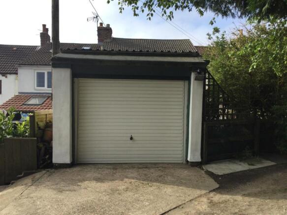 Garage at rear