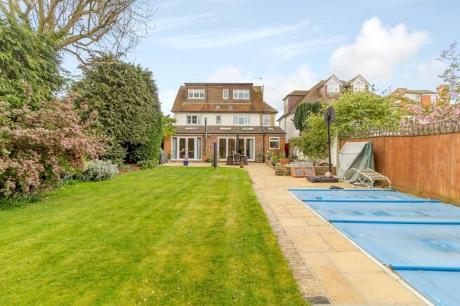 garden and pool