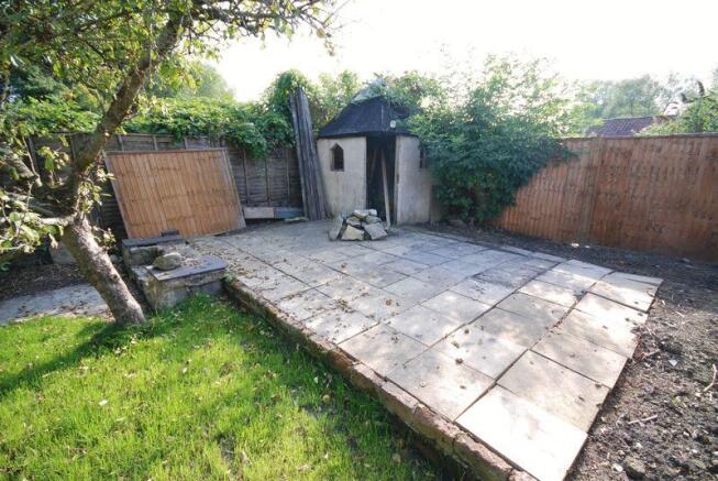 Rear patio