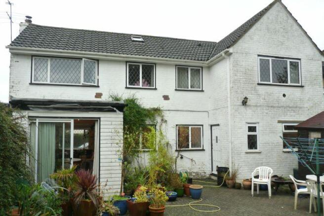 Rear of the property