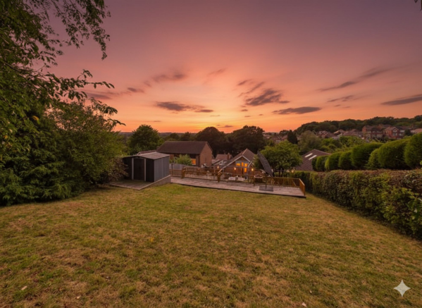 Rear garden(Digitally enhanced)