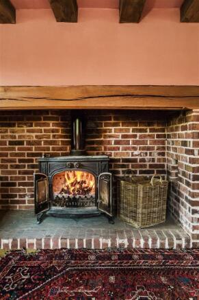house. estate agency Alfold woodburner