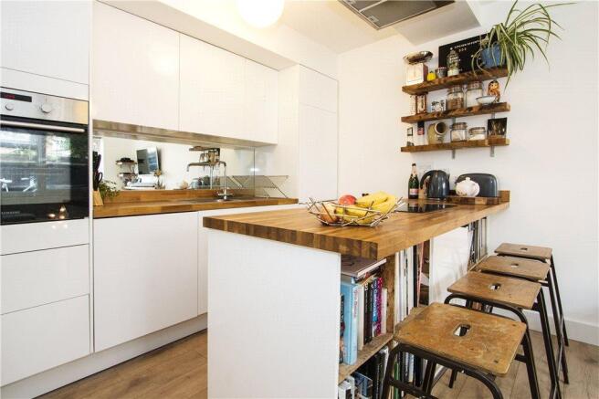 Open plan kitchen/living with central cooling and