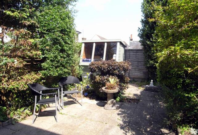 private rear garden